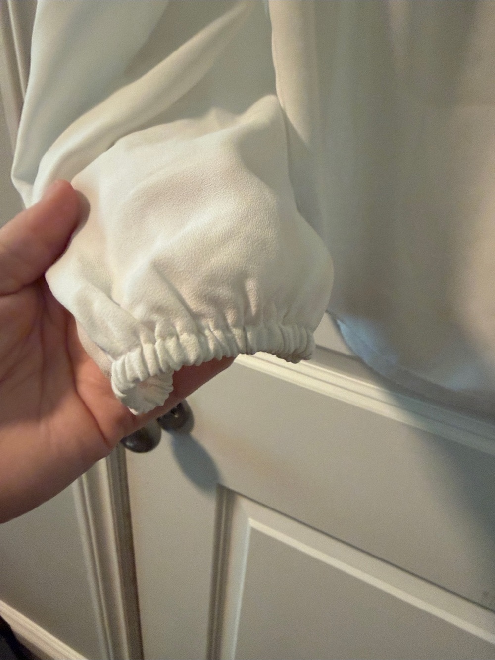 Wilfred Cream Off-Shoulder Ruffle Top - Picture 3 of 5